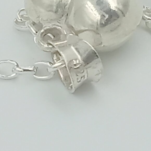 Vintage Puff Heart Charm Necklace - Picture 11 of 12